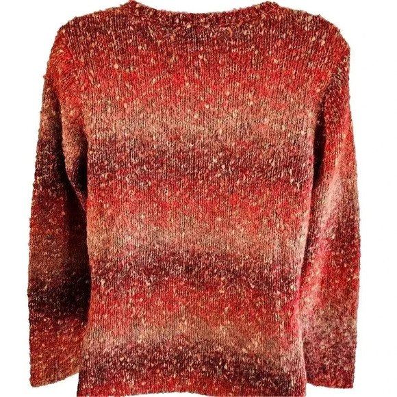 Talbots Petite M Vintage 90s Alpaca Mohair Wool Sweater Fall Cozy Old Money Cozy - Picture 5 of 8